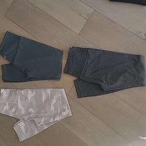 Almost New 3 Pairs of Athleta Elation Leggings, Size XS